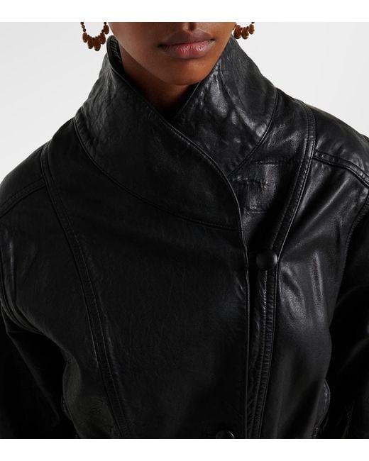 Isabel Marant Black Lederjacke