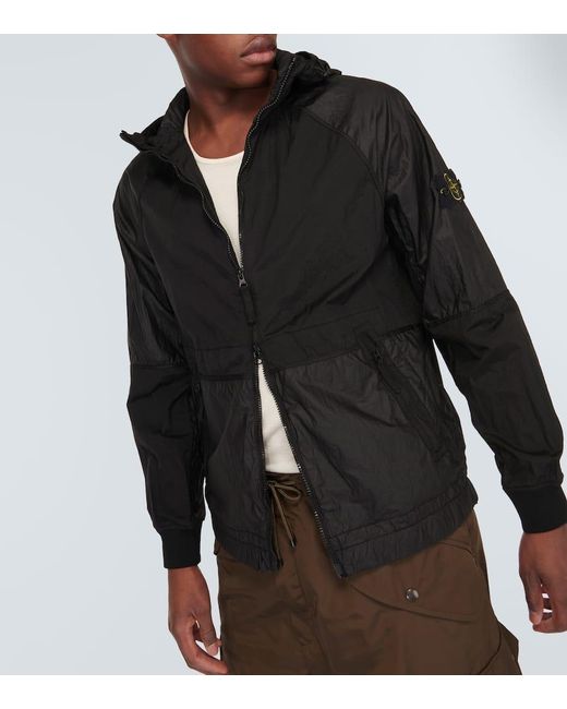 Stone Island Black Compass Technical Jacket for men