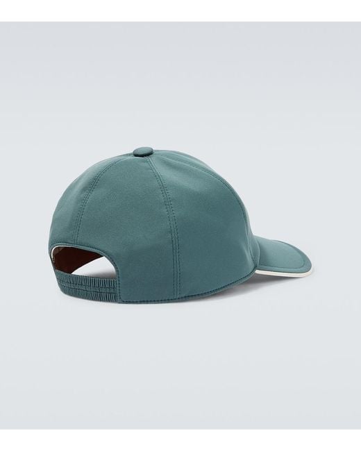 Loro Piana Green Logo Baseball Cap for men