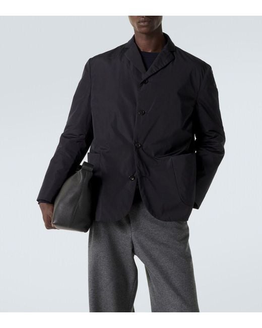 Jil Sander Blue Padded Jacket for men