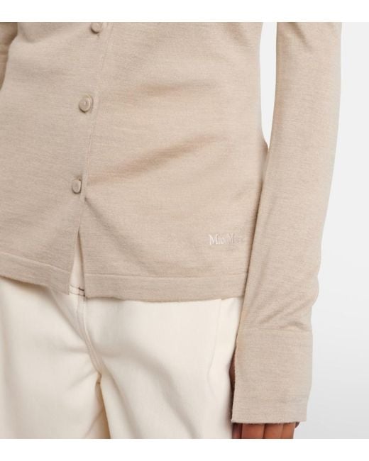 Max Mara Natural Flash Silk And Cashmere Shirt
