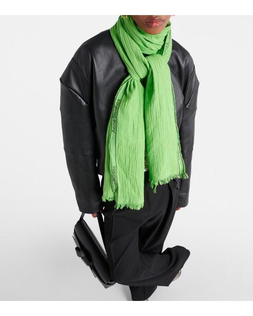 Sciarpa di Acne in Green