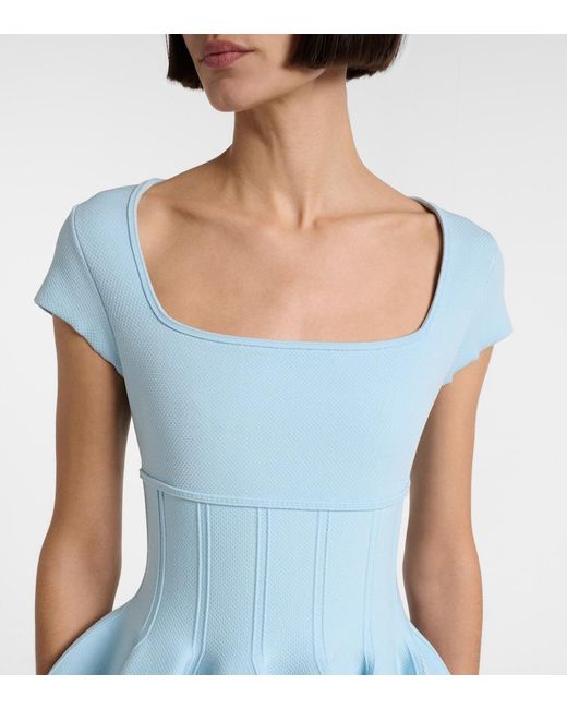 Jonathan Simkhai Blue Gallagher Minidress