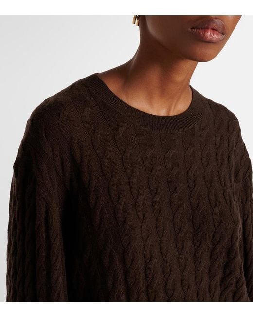 Jardin Des Orangers Brown Wool And Cashmere Sweater