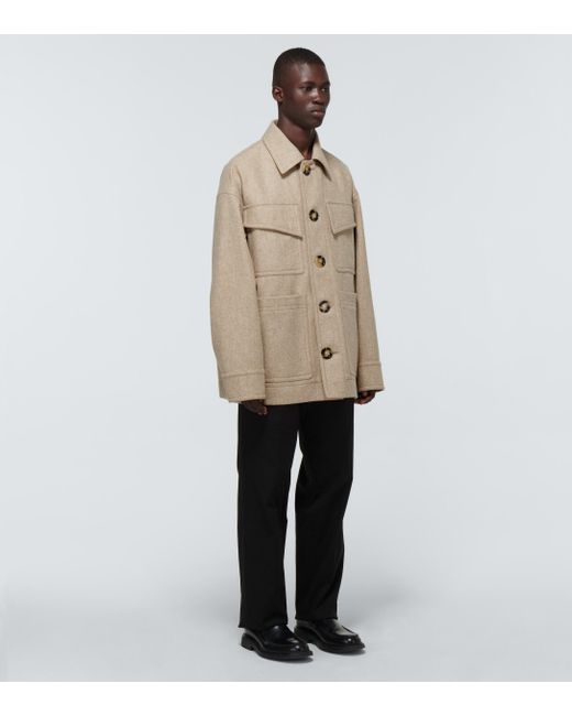 mens military wool coat