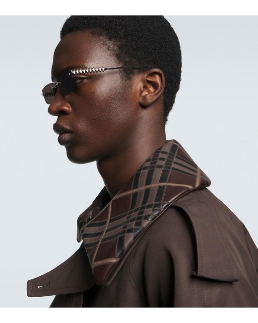 Cartier Gray Clash De Cartier Rectangular Sunglasses for men