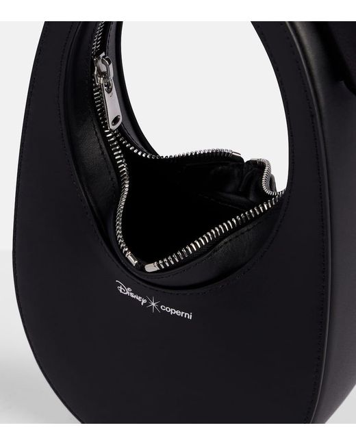 Coperni Black X Disney Mickey Swipe Mini Leather Shoulder Bag