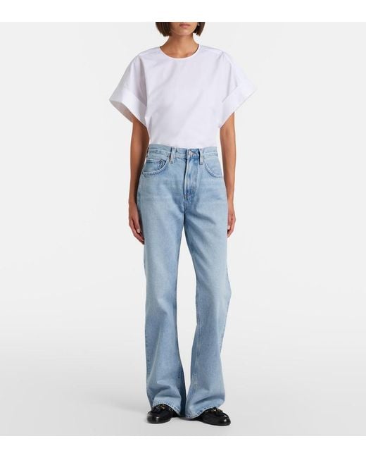 Jeans Bootcut Kick Agolde de color Blue