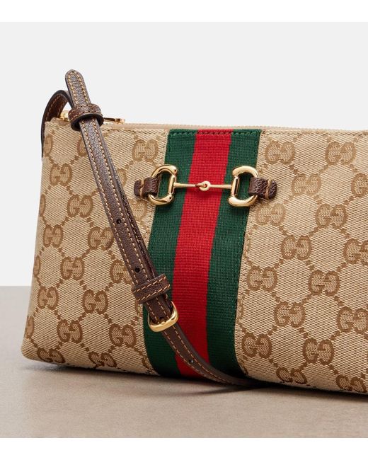 Gucci White Gg Canvas Mini Shoulder Bag