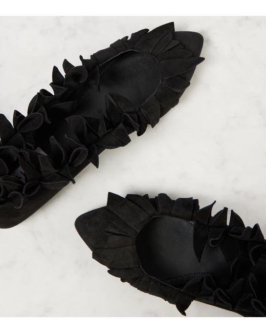 Bailarinas Petal De Ante Alaïa de color Black