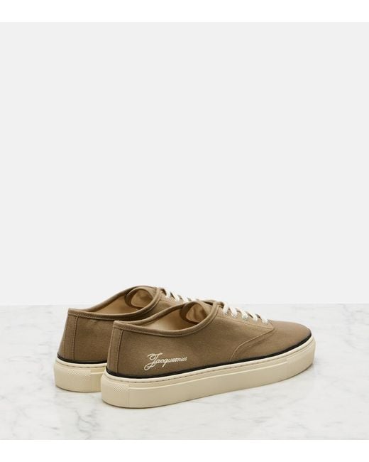 Jacquemus Green Fefe Canvas Sneakers