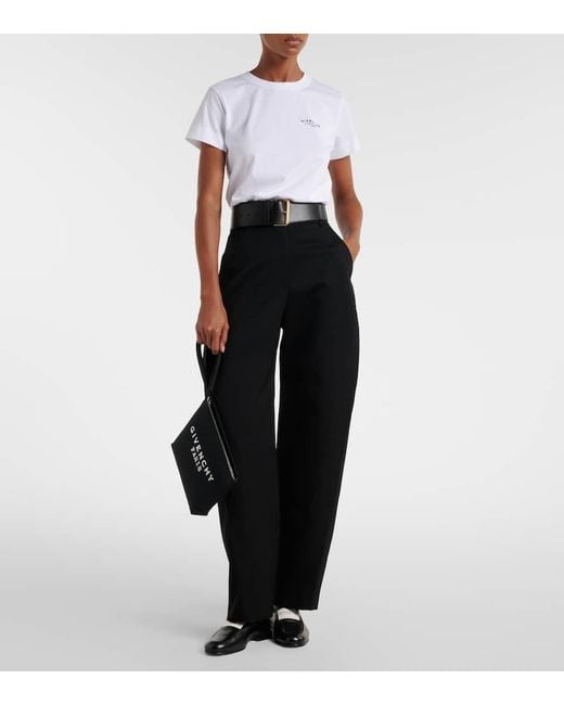 Givenchy Black Logo Canvas Pouch