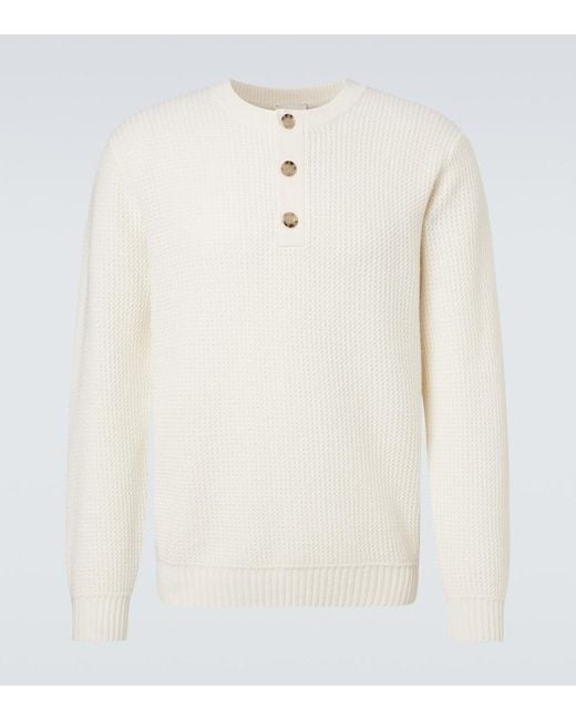 Pullover di Allude in White da Uomo