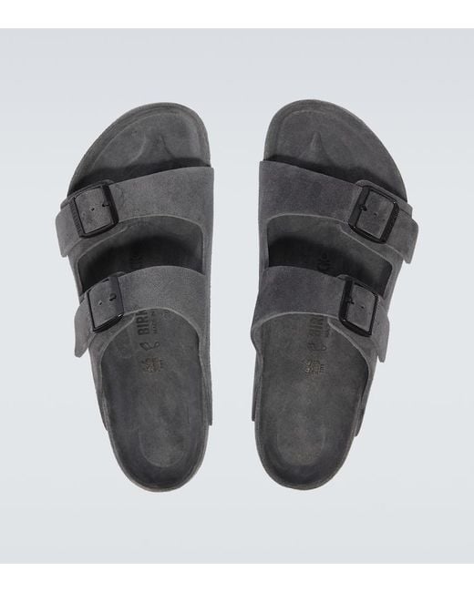 Sandales Arizona En Daim Birkenstock pour homme en coloris Black