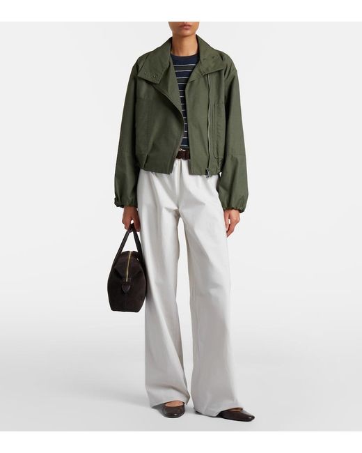 Vince Green Cotton-Blend Jacket
