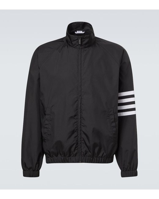Thom Browne Black 4-Bar Track Jacket for men