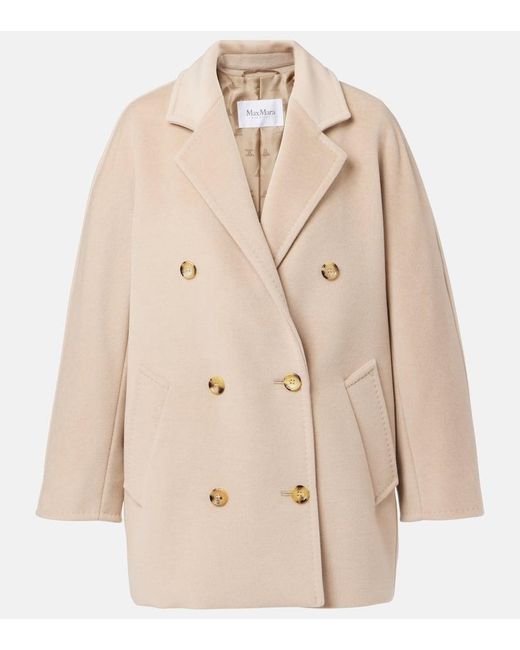 Max Mara Natural Jacke Rebus 101801 Icon Aus Wolle Und Kaschmir