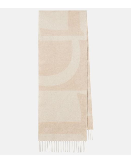 Loewe Natural Fringed Cashmere Scarf