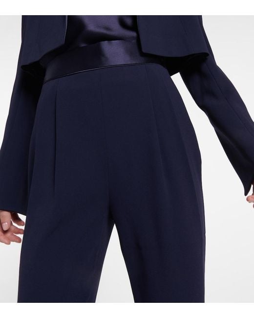 Galvan Blue High-Rise Slim Pants