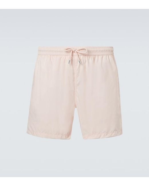 Fedeli Pink Madeira Swim Trunks for men