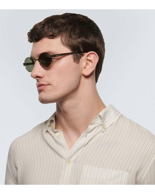 Saint Laurent Multicolor Round Sunglasses for men