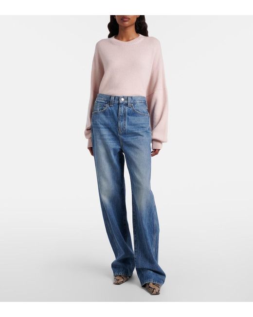 Khaite Blue Bonnie Straight Jeans