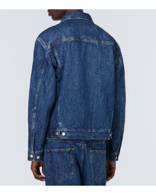 Dries Van Noten Blue Denim Jacket for men