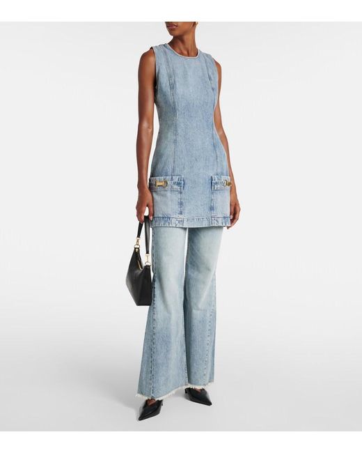 Stella McCartney Blue High-Rise Slim Jeans
