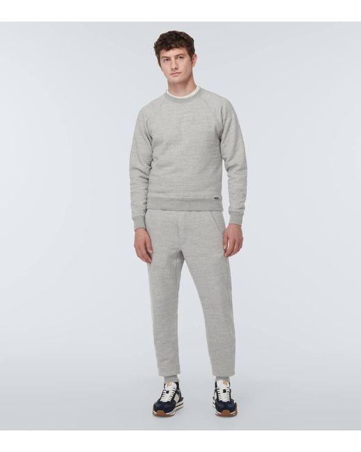 Tom Ford Sweatshirt Aus Baumwolle in Gray für Herren