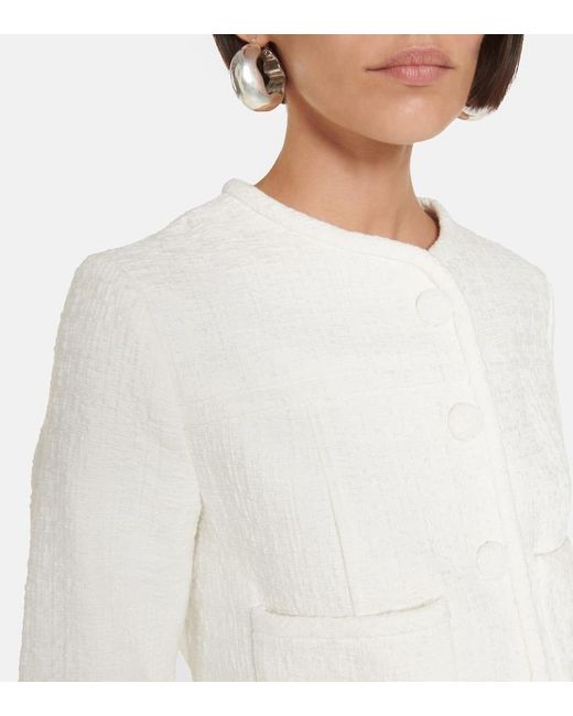 Proenza Schouler White Label Cropped-Jacke aus Tweed