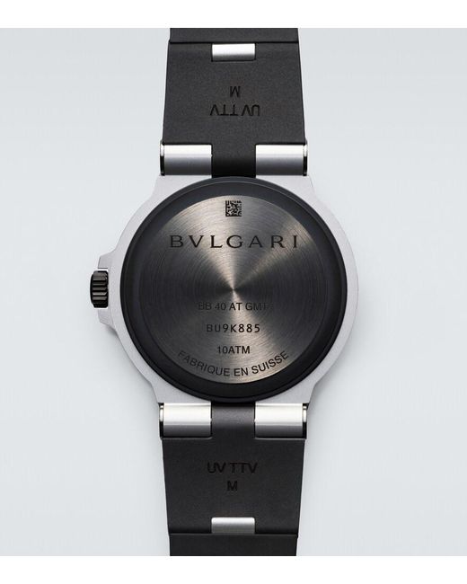 BVLGARI Metallic Aluminium Watch for men