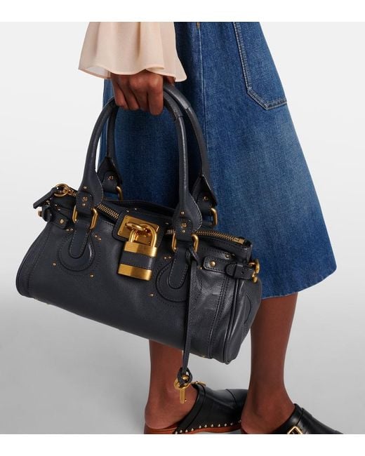 Borsa A Spalla Paddington Small di Chloé in Black