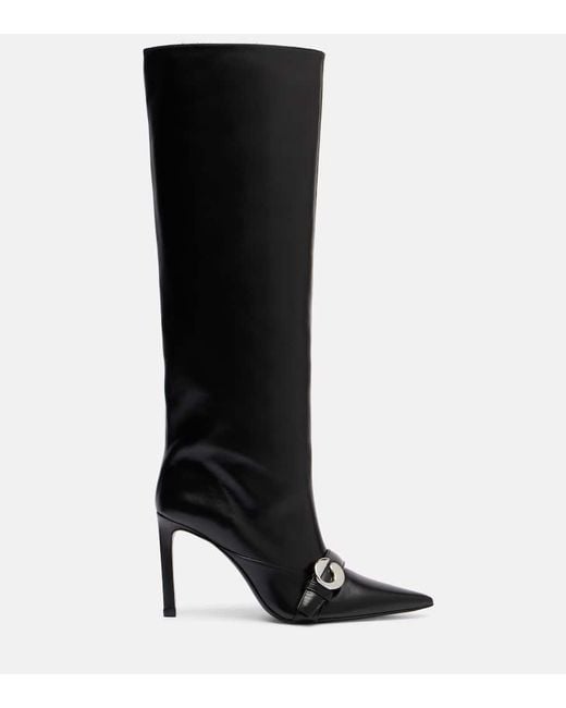 Coperni Black Stiefel Aus Leder