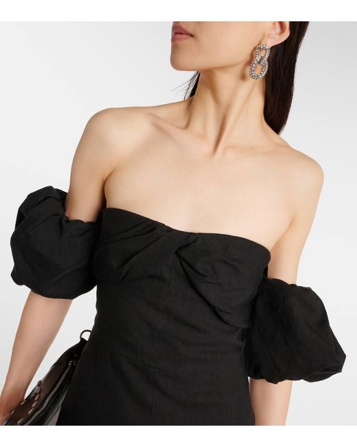 Vestido Midi Darlena Sin Hombros Isabel Marant de color Black