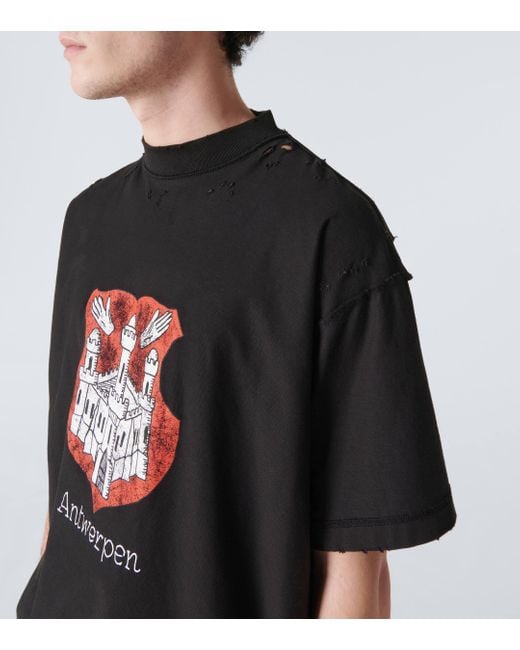 T-shirt Antwerp Inside-Out en coton Balenciaga pour homme en coloris Black