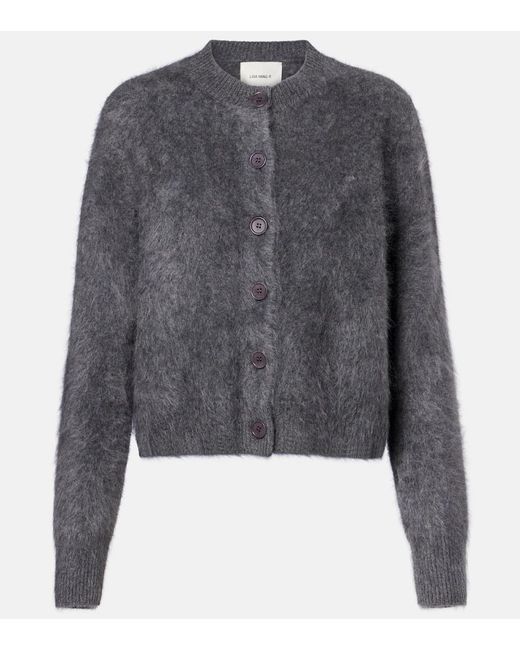 Lisa Yang Gray Azalea Cashmere Cardigan