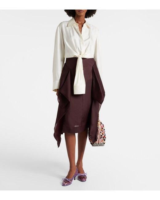Herbert Levine Purple Rain Check 50 Pvc Pumps