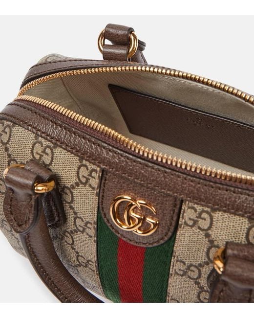 Gucci Brown Mini Ophidia Tote Bag