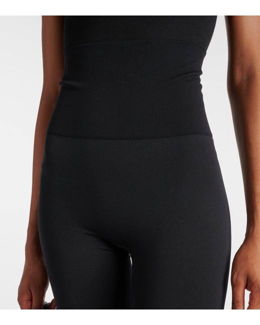 Wolford Blue The Wow High-Rise Jersey Leggings