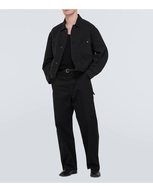 Veste en jean Lemaire pour homme en coloris Black