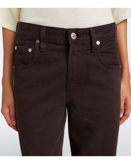 Citizens of Humanity Brown Lindz Straight Jeans