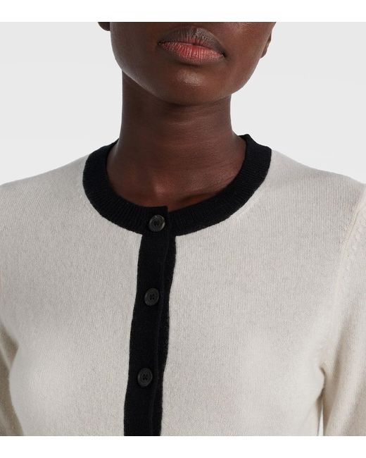 Nili Lotan White Cardigan Meadow Aus Kaschmir