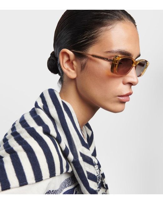 Dior Natural Diorhighlight S2I Rectangular Sunglasses
