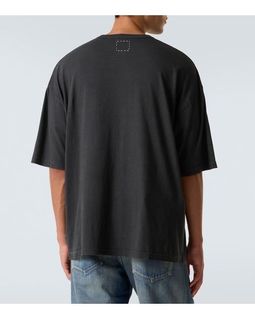 Visvim Black Jumbo Cotton-Blend T-Shirt for men