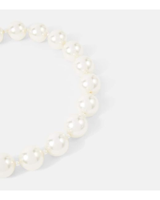 Collar de perlas artificiales Magda Butrym de color Natural