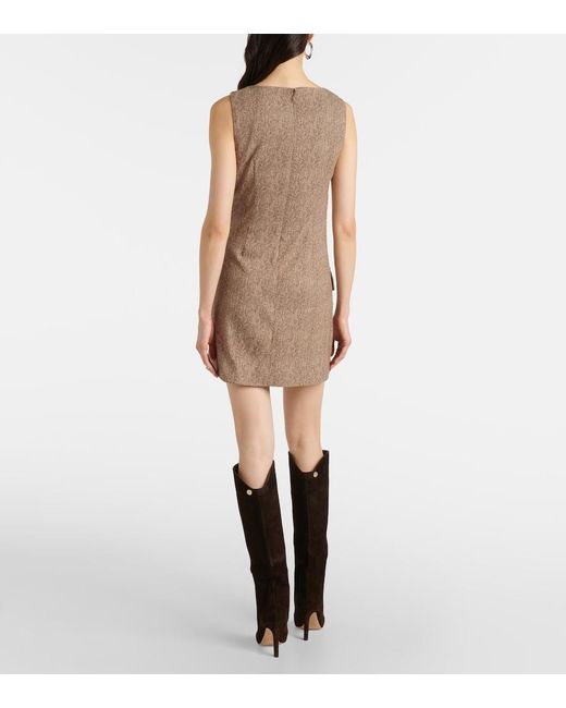 Staud Brown Sheila Belted Midi Dress