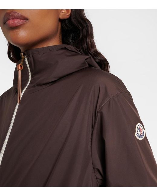Moncler Brown Fegeos Hooded Windbreaker