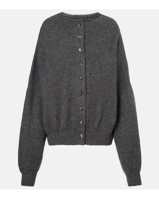 Cardigan Oversize Nelya di Khaite in Gray
