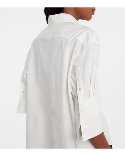 The Row White Carpazi Cotton Shirt