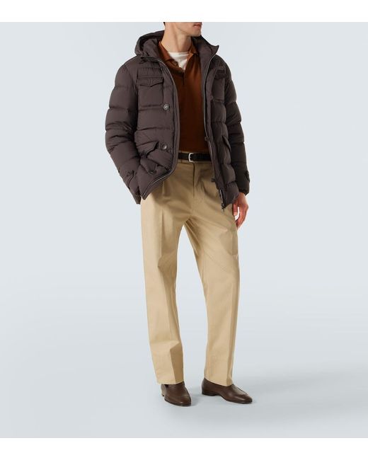 Herno Brown Down Jacket for men